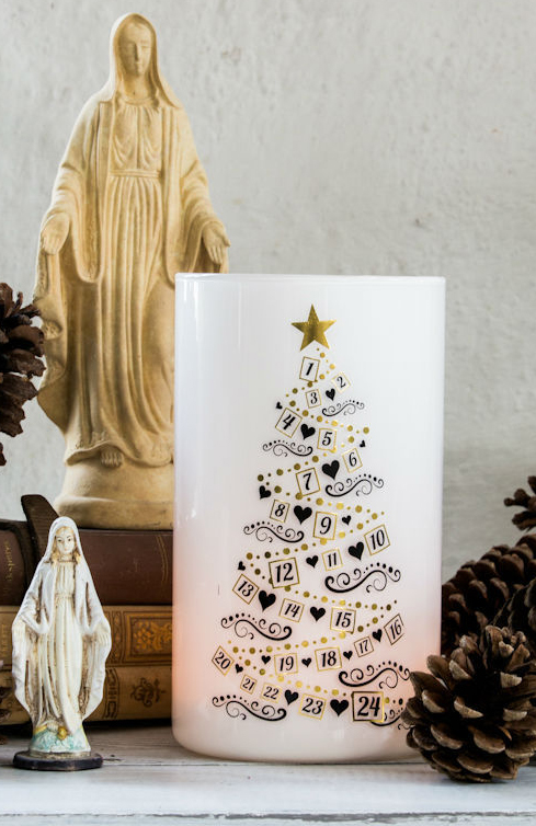 Ljuslyktan Calendertrees från Majas lyktor säljs till förmån för Barncancerfonden